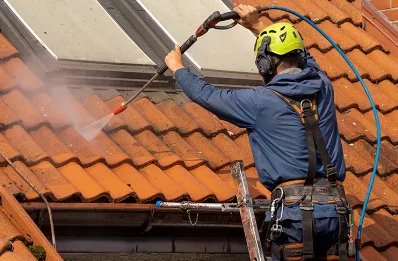 Démoussage et hydrofuge de toiture à Plasne
